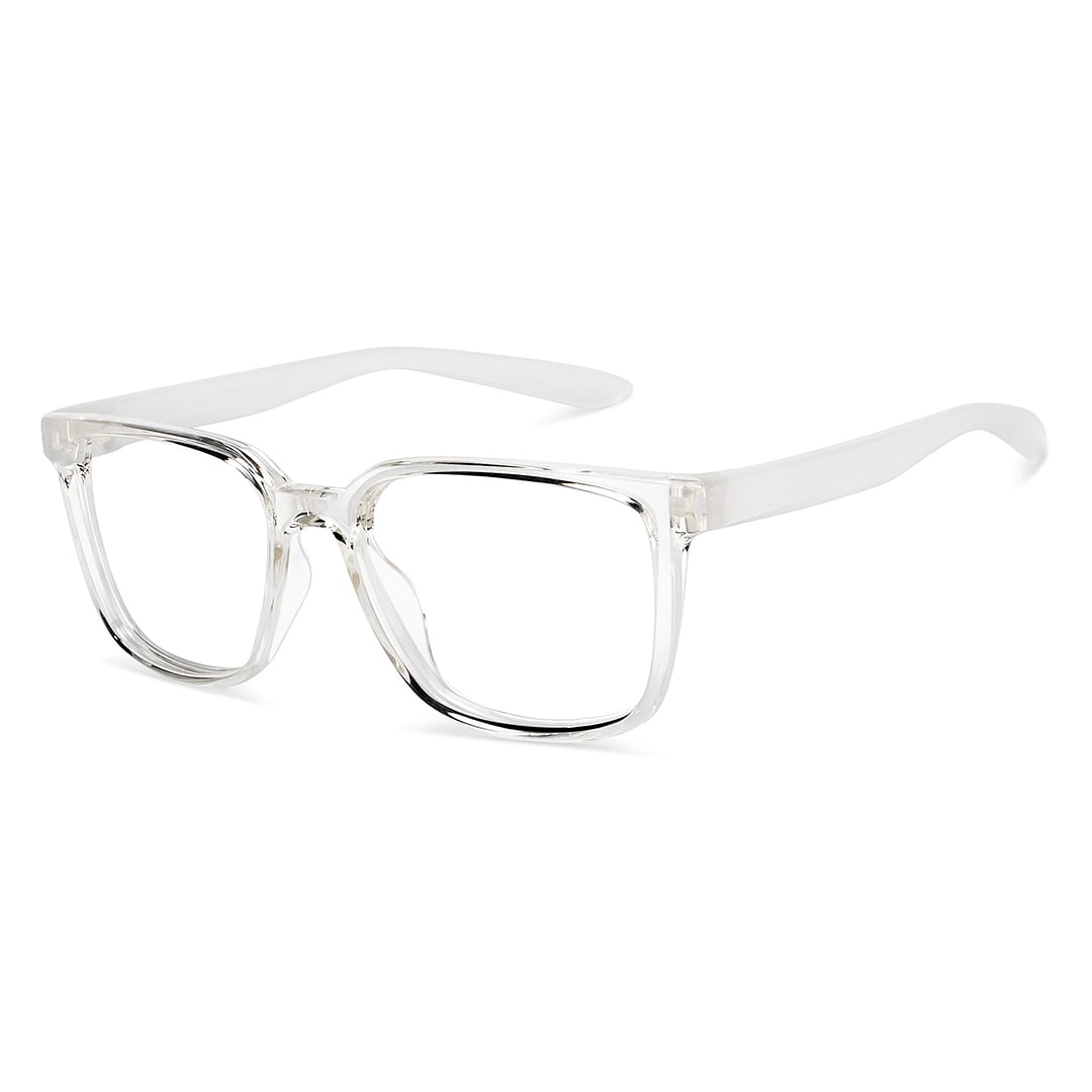 Lenskart Air Crystal Transparent Full Rim Square right side