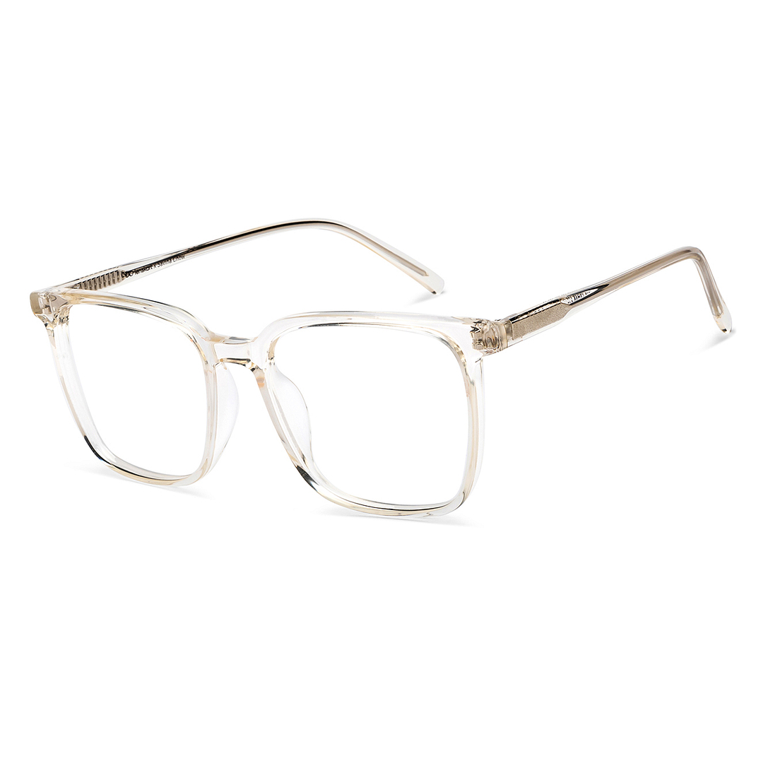 Lenskart Crystal Transparent Full Rim Square right side