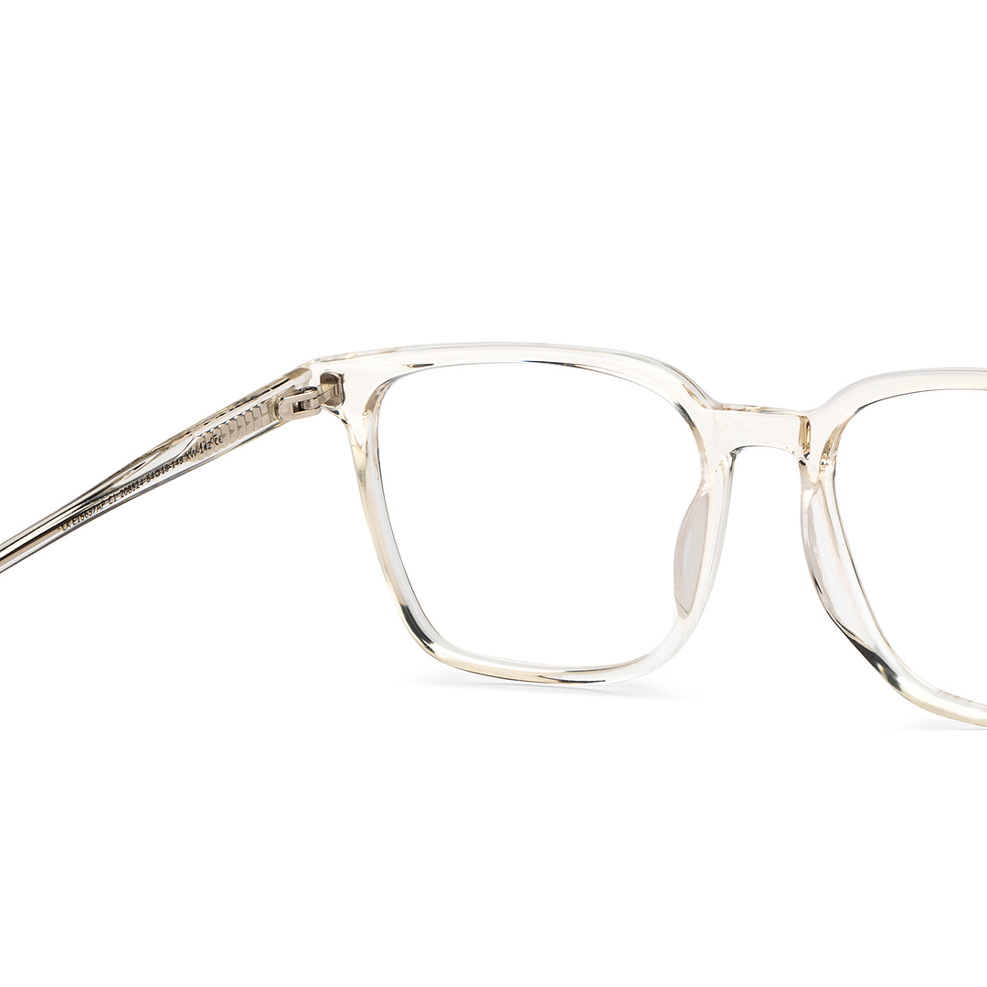 Lenskart Crystal Transparent Full Rim Square right side