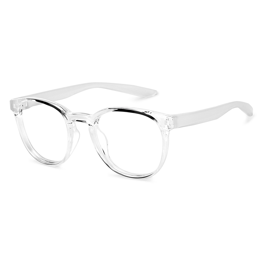 Lenskart Air Online Crystal Transparent Full Rim Round right side