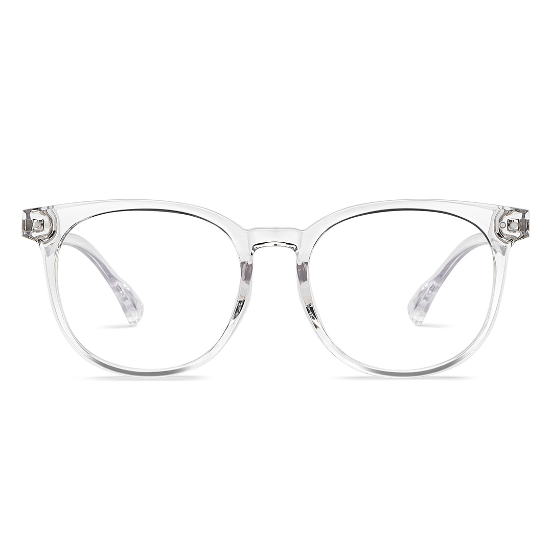 Lenskart Air Crystal Transparent Full Rim Round right side