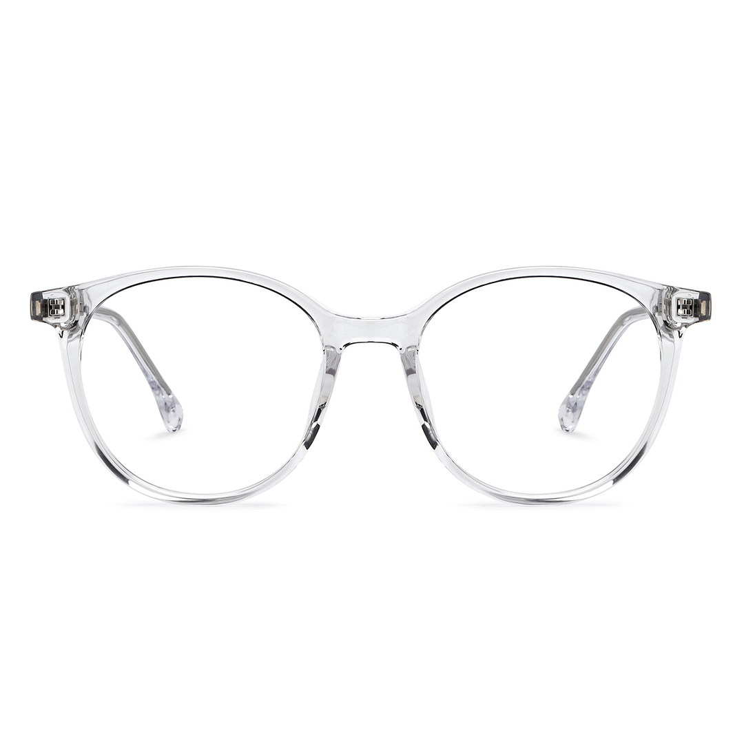 Lenskart Air Crystal Transparent Full Rim Round right side