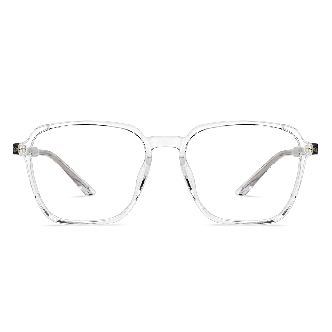 Lenskart Air Crystal Transparent Full Rim Square left side