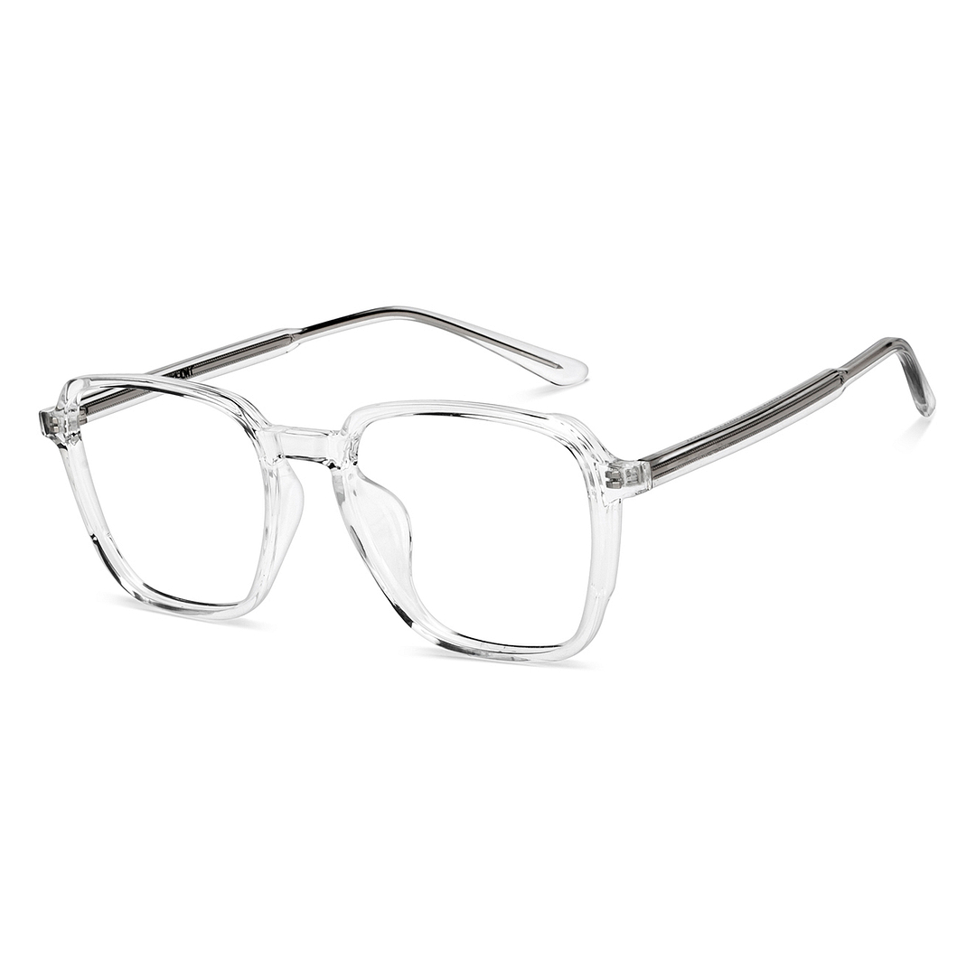 Lenskart Air Crystal Transparent Full Rim Square right side