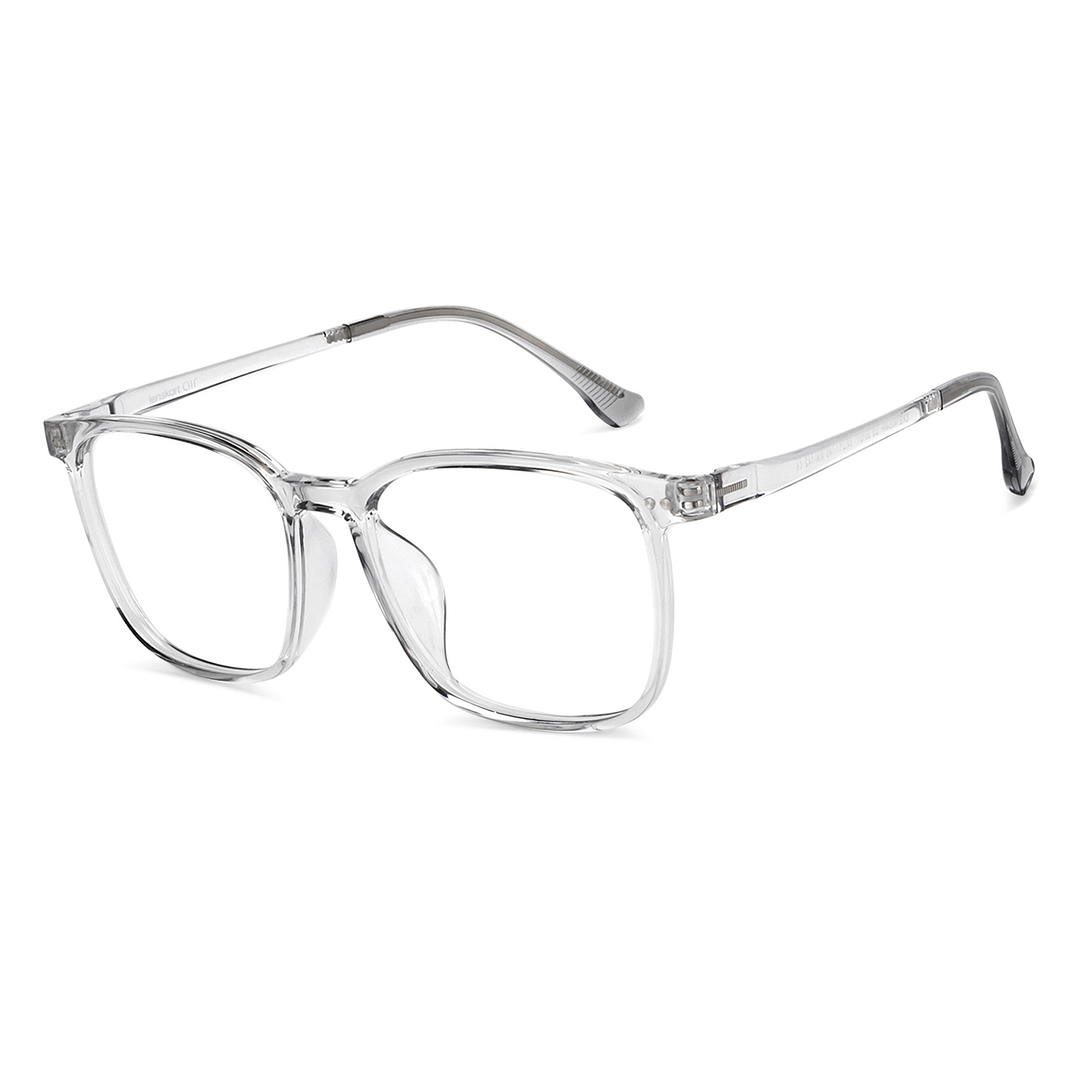 Lenskart Air Crystal Transparent Full Rim Square left side