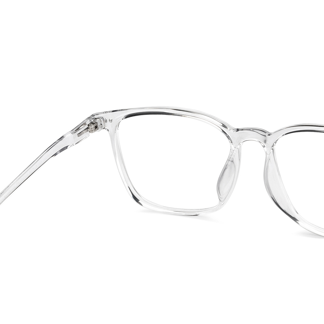 Lenskart Air Crystal Transparent Full Rim Square right side