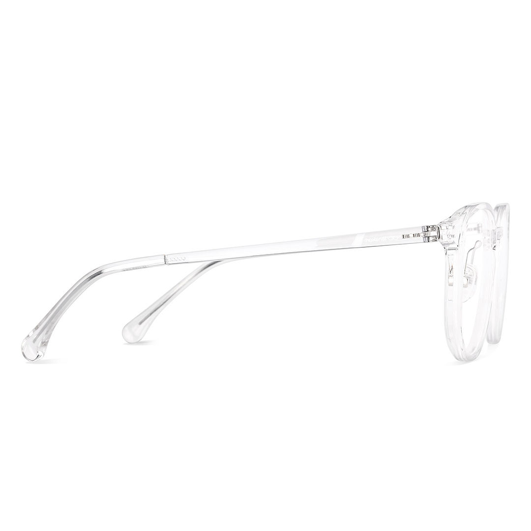 Lenskart Crystal Transparent Full Rim Square left side
