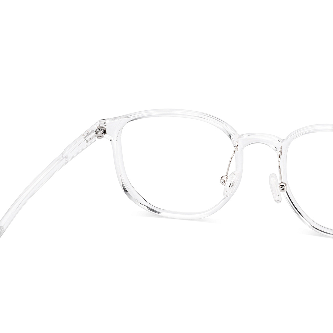 Lenskart Crystal Transparent Full Rim Square right side