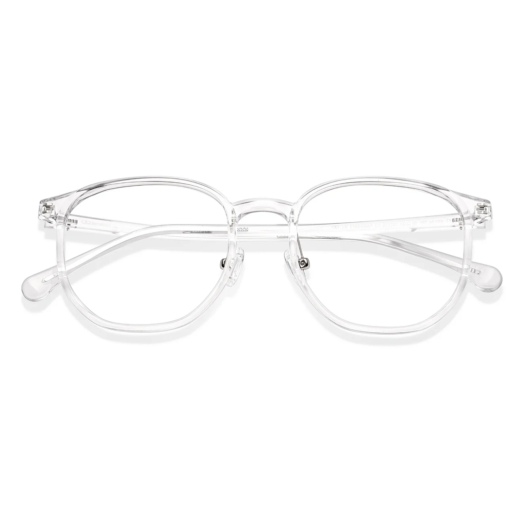 Lenskart Crystal Transparent Full Rim Square left side