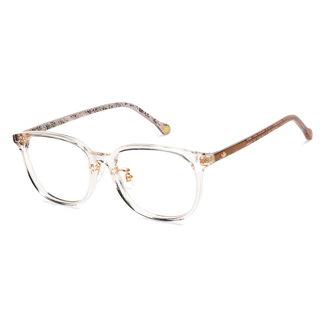 Lenskart Crystal Transparent Full Rim Square left side