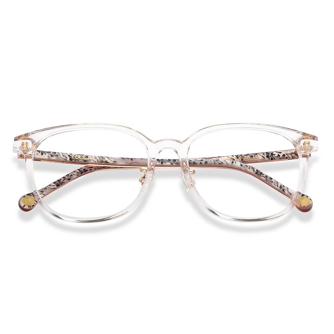 Lenskart Crystal Transparent Full Rim Square left side