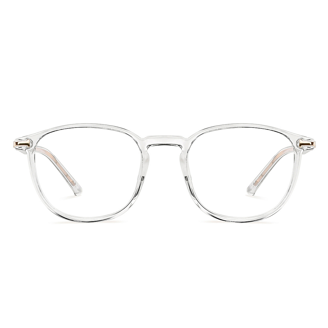 Lenskart Air Crystal Transparent Full Rim Round right side