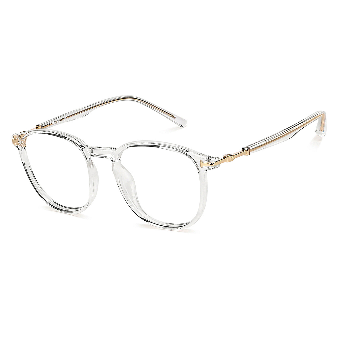 Lenskart Air Crystal Transparent Full Rim Round right side