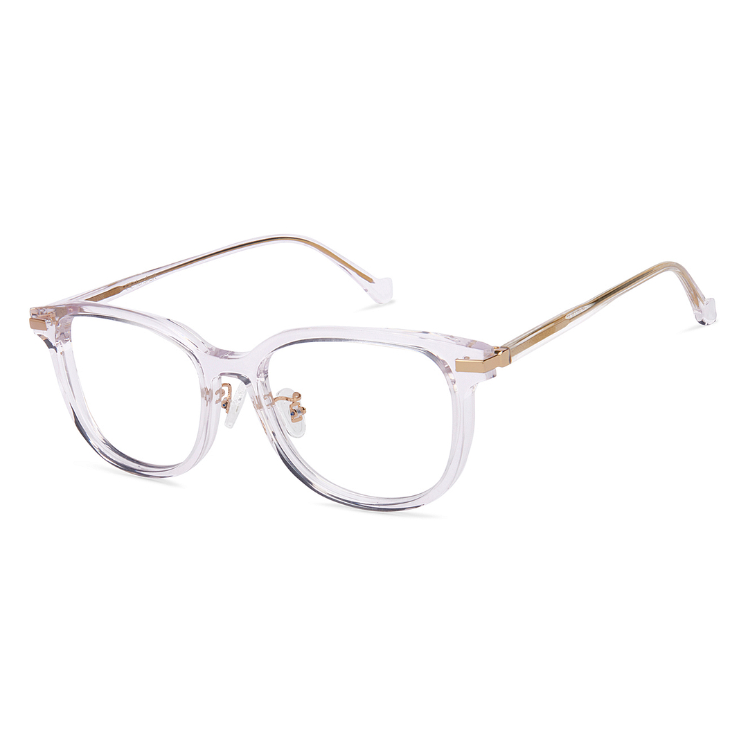 Lenskart Crystal Transparent Full Rim Square right side