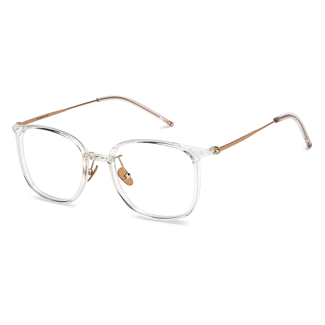Lenskart Crystal Transparent Full Rim Square right side