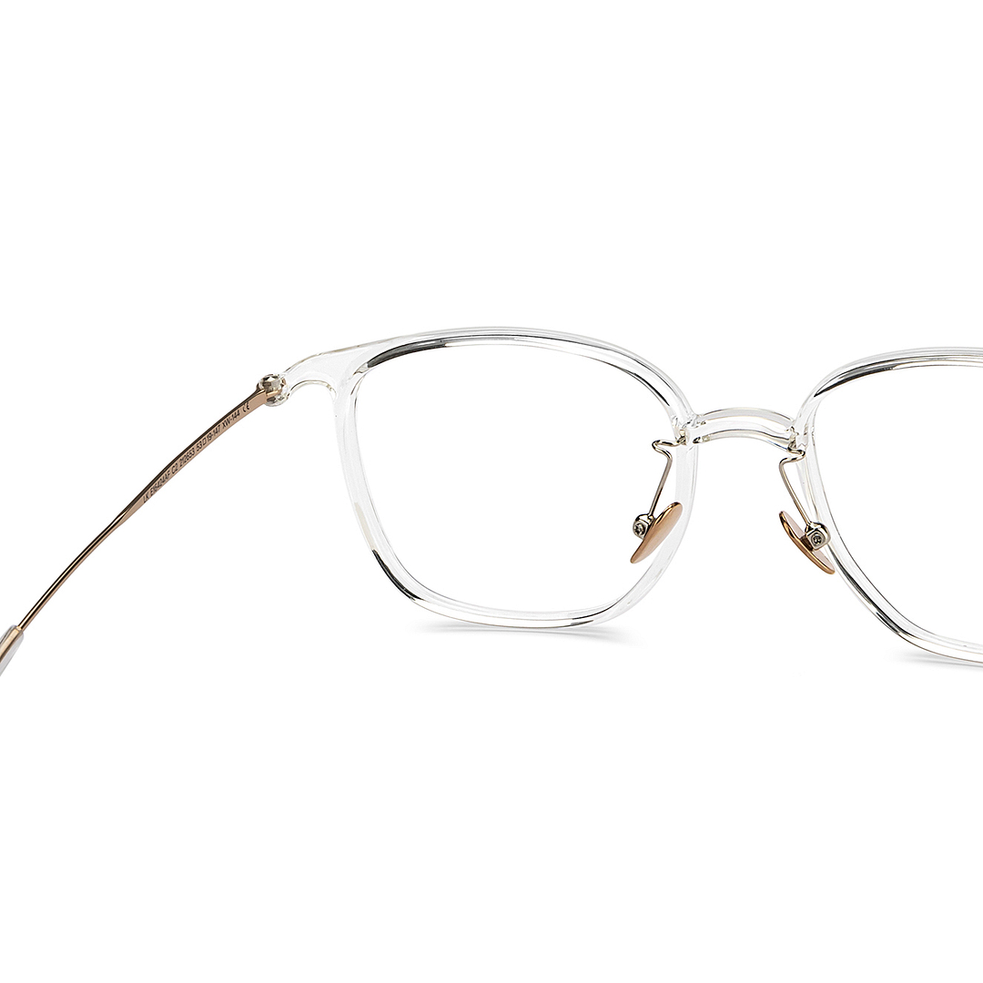 Lenskart Crystal Transparent Full Rim Square right side