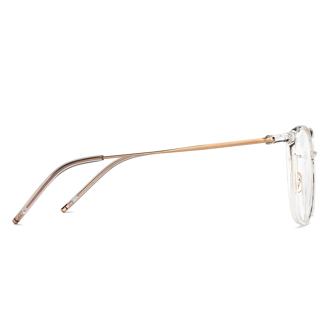 Lenskart Crystal Transparent Full Rim Square left side