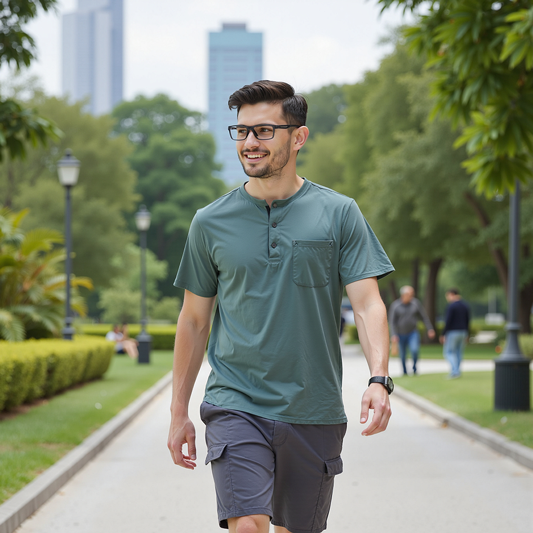 Lenskart Gray Transparent Full Rim Rectangle right side