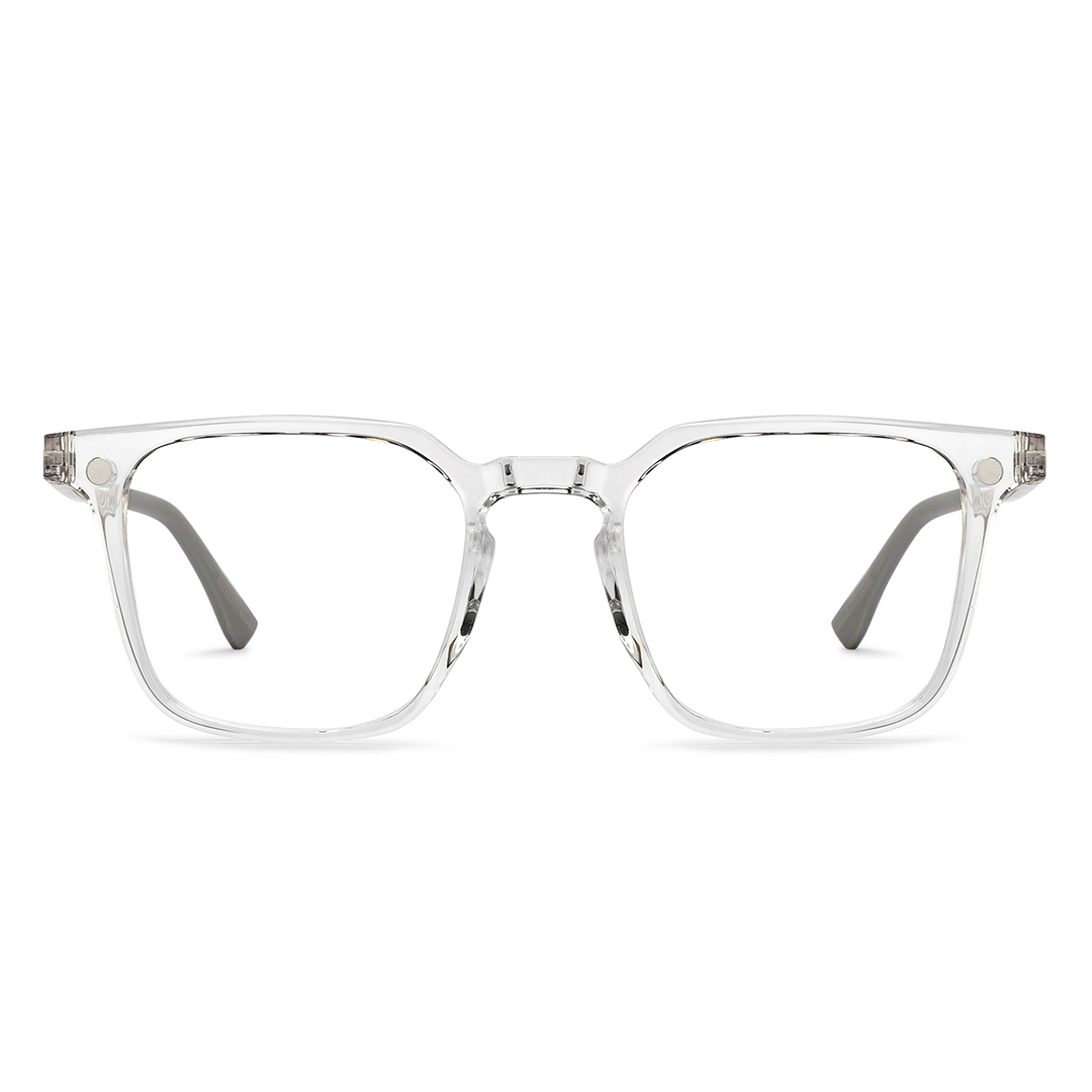 Lenskart Air Crystal Transparent Full Rim Square left side