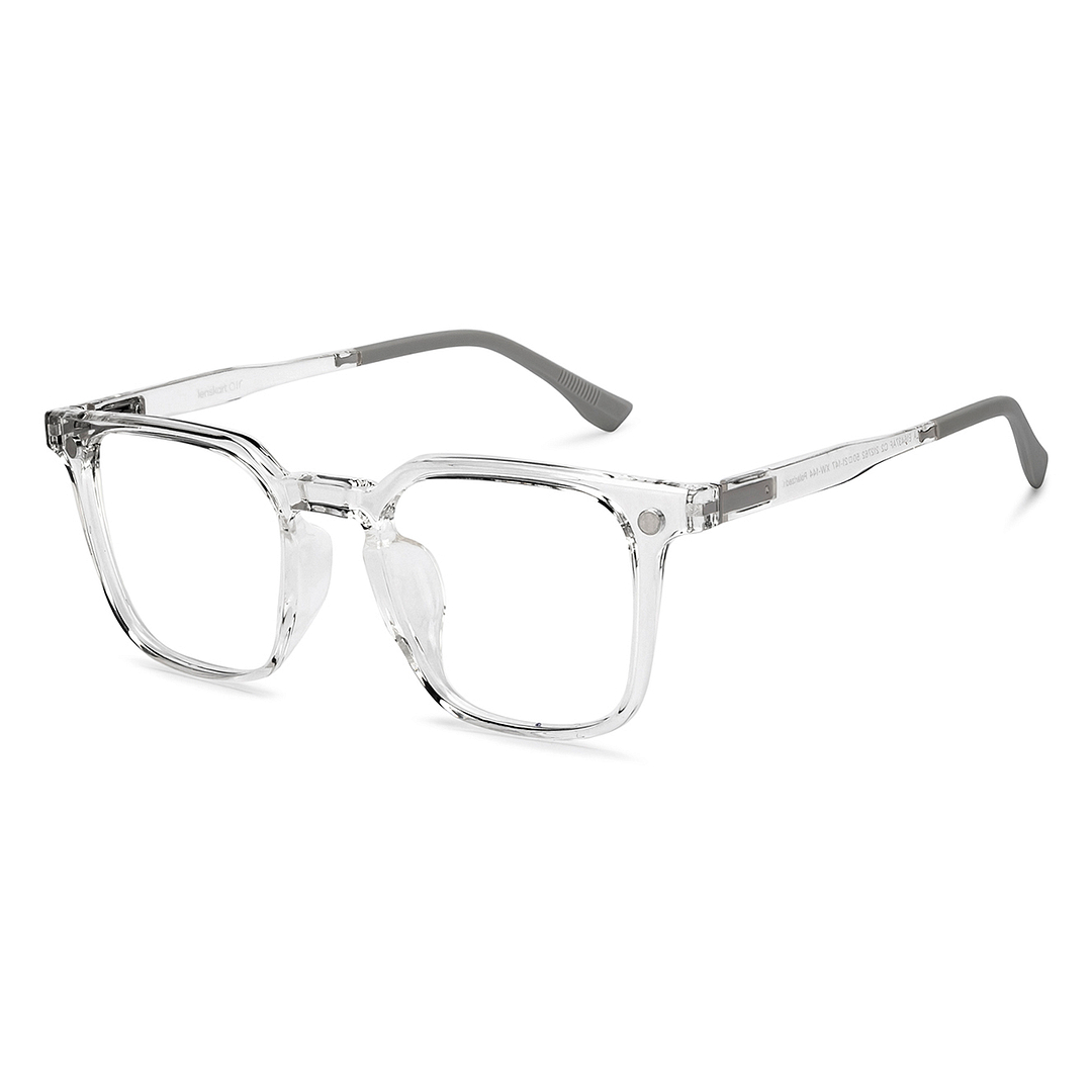 Lenskart Air Crystal Transparent Full Rim Square right side