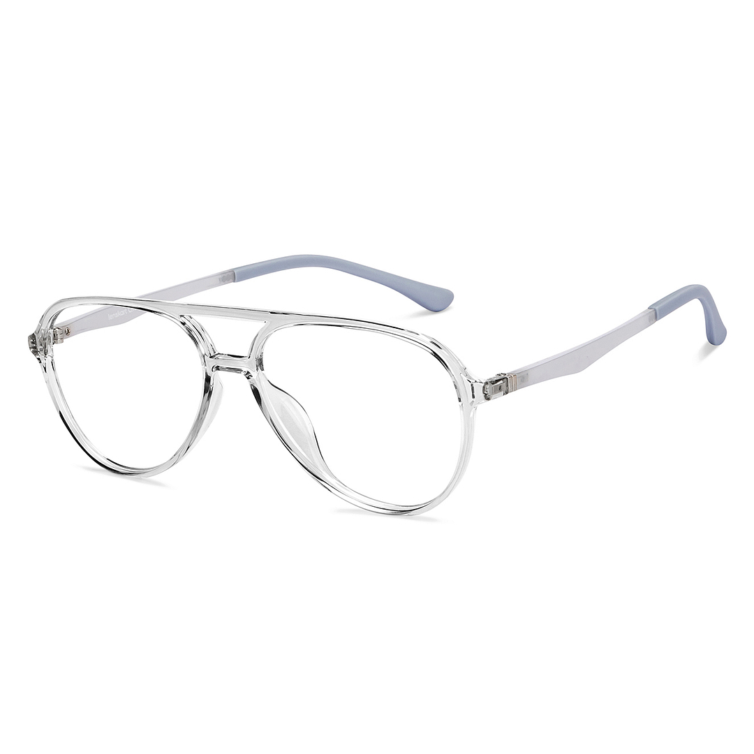 Lenskart Air Online Crystal Transparent Full Rim Aviator right side