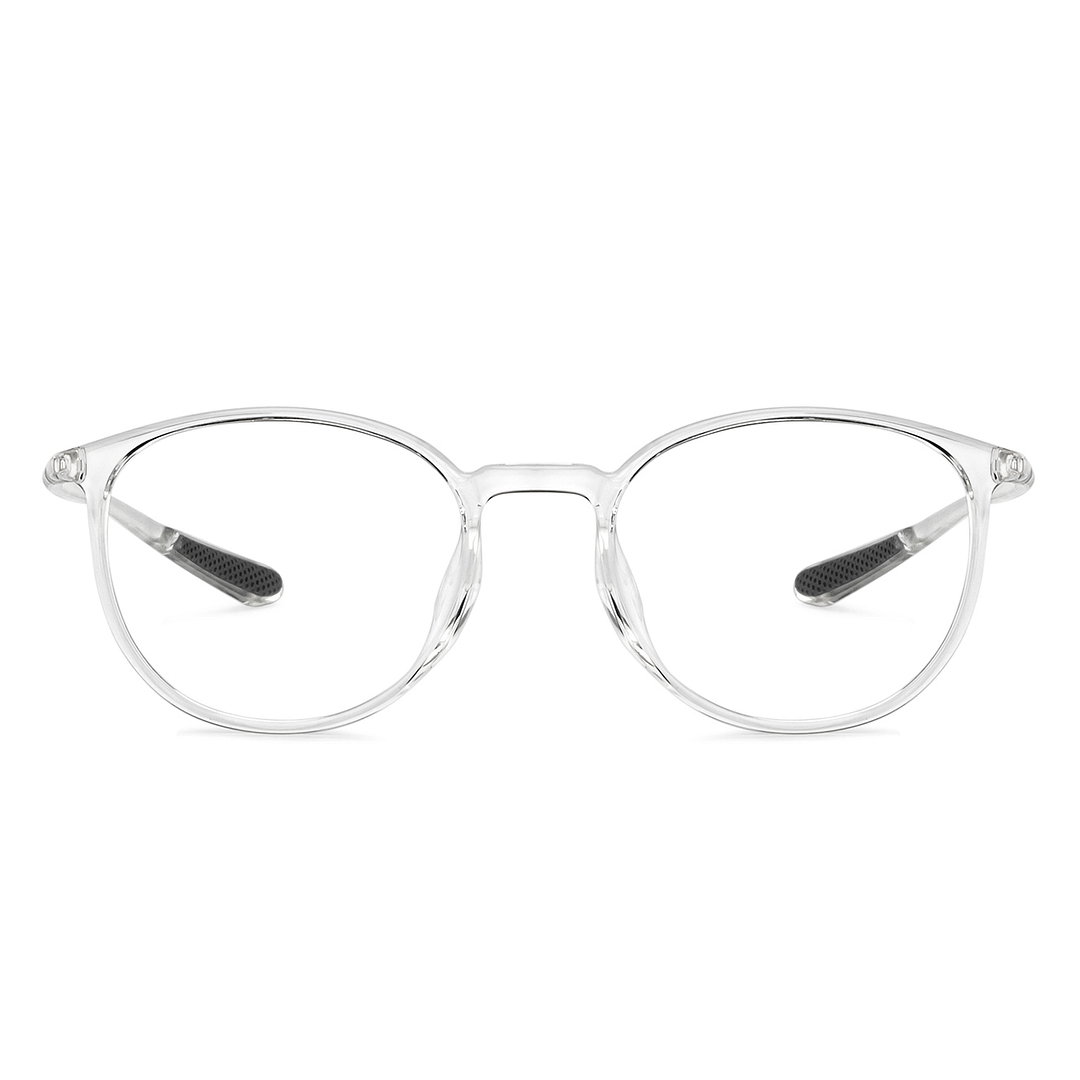 Lenskart Air Crystal Transparent Full Rim Round right side