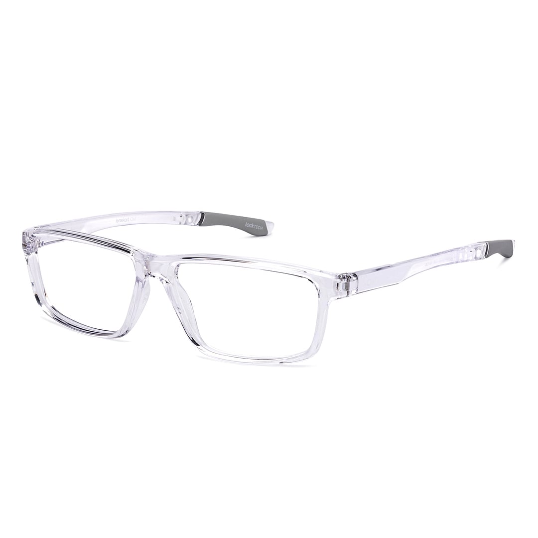Lenskart Air Online Crystal Transparent Full Rim Rectangle right side
