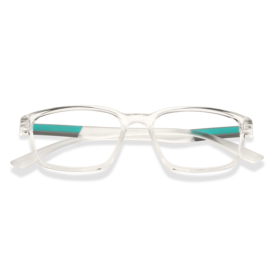 Lenskart Air Crystal Transparent Full Rim Rectangle right side
