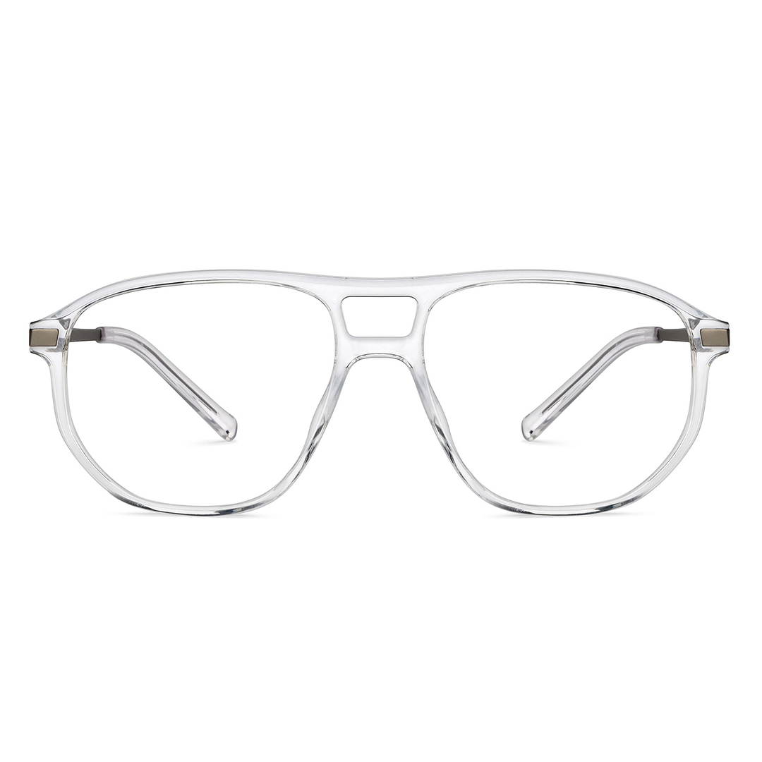 Lenskart Air Online Crystal Transparent Full Rim Geometric left side