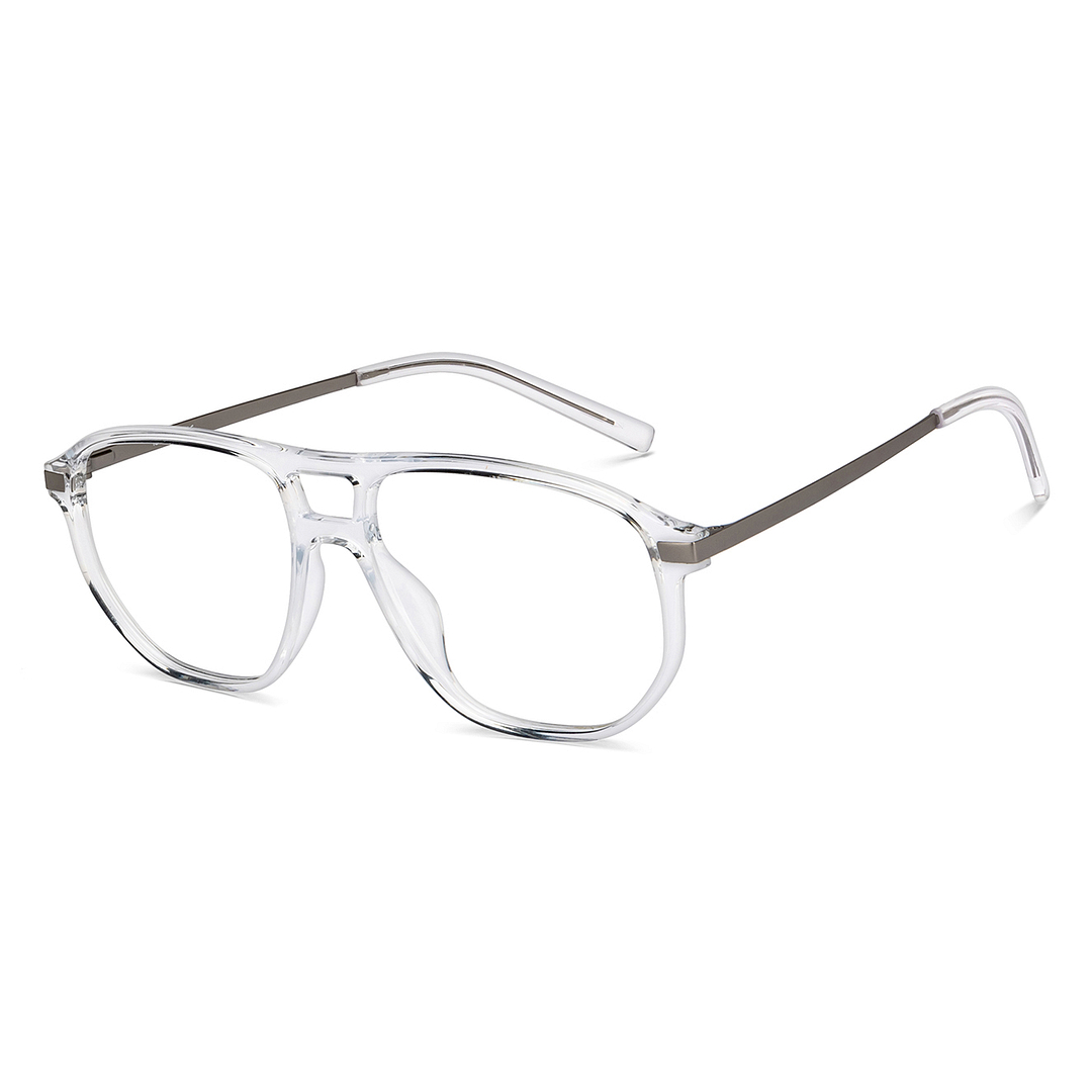 Lenskart Air Online Crystal Transparent Full Rim Geometric right side