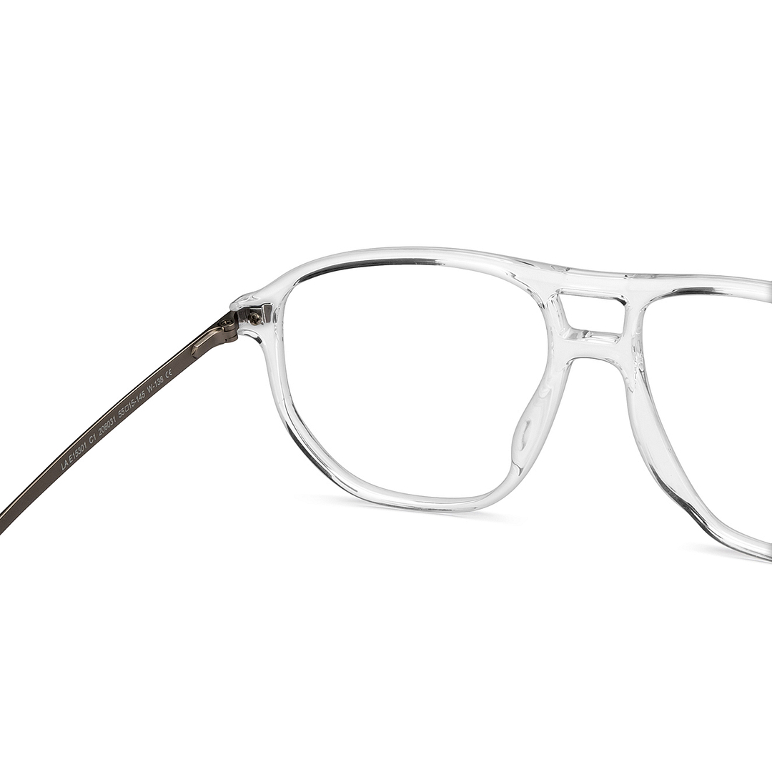Lenskart Air Online Crystal Transparent Full Rim Geometric right side