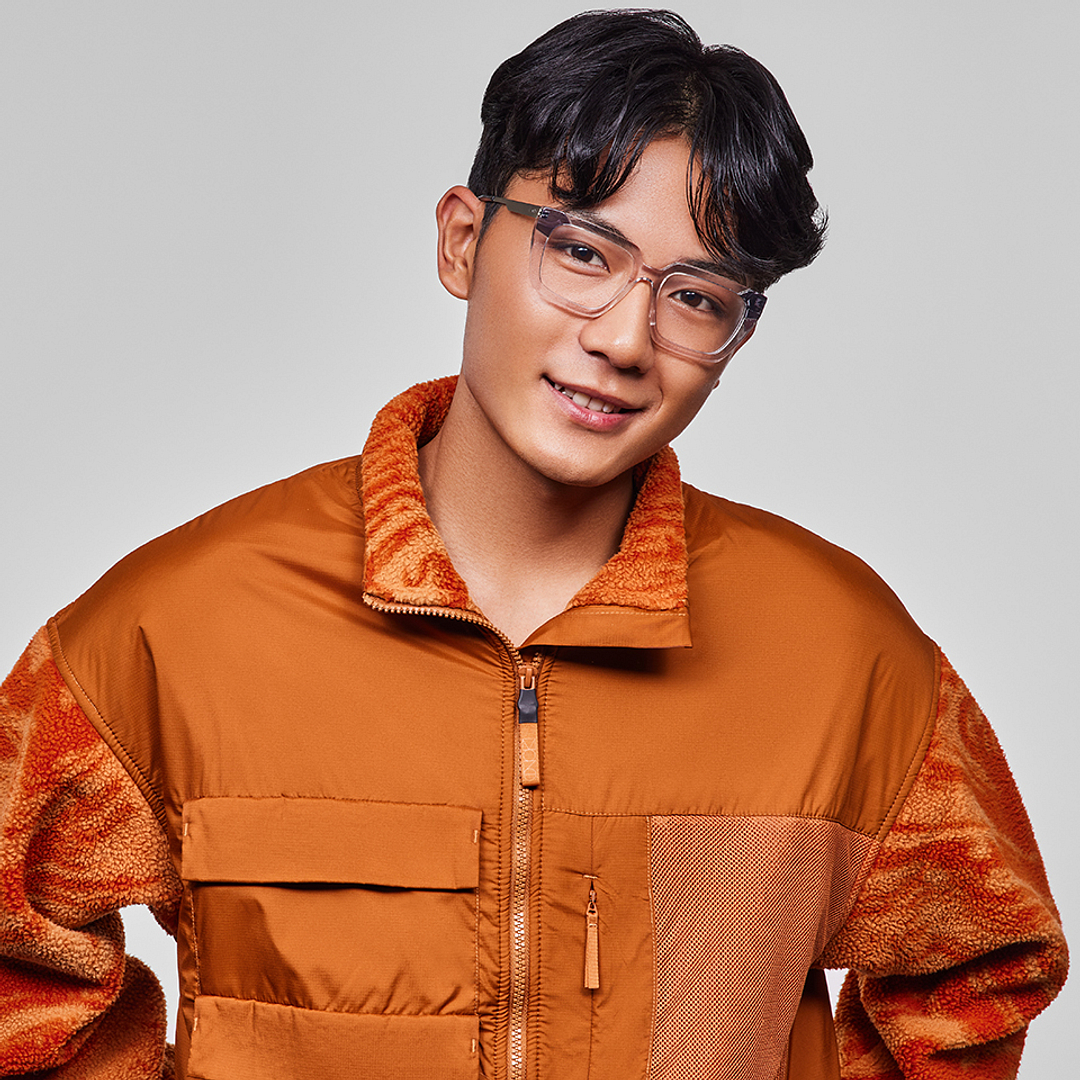 Vincent Chase Online Crystal Transparent Full Rim Square right side