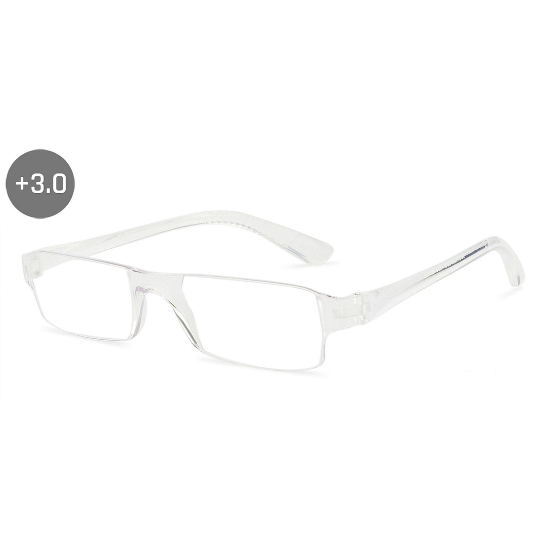 LENSKART BLU READERS Transparent Transparent Rimless Rectangle LENSKART BLU READERS VC E11335 Only for 3 Prefitted Powers right side