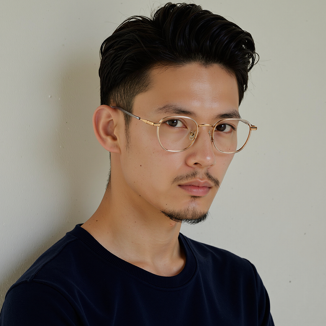 Lenskart Transparent Full Rim Square right side