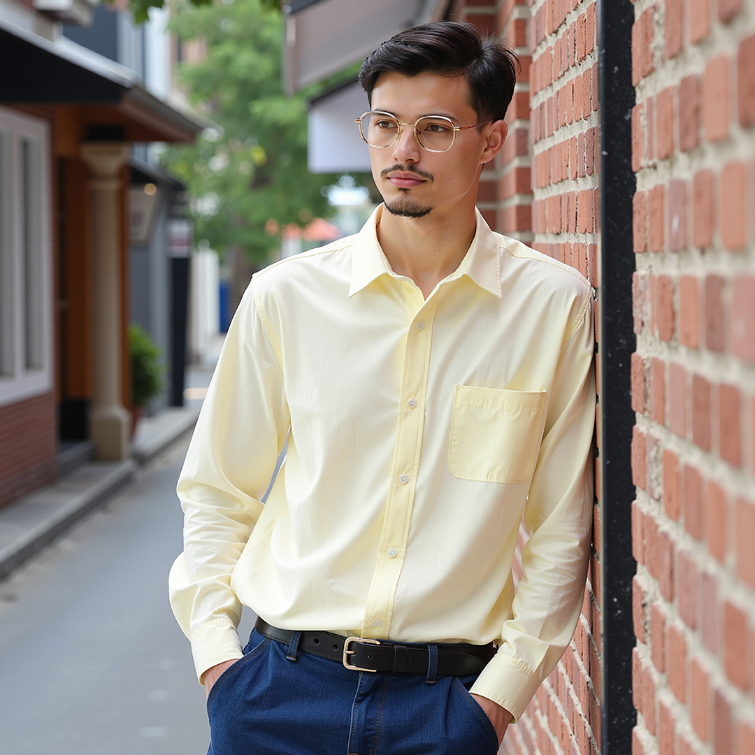 Lenskart Transparent Full Rim Square left side