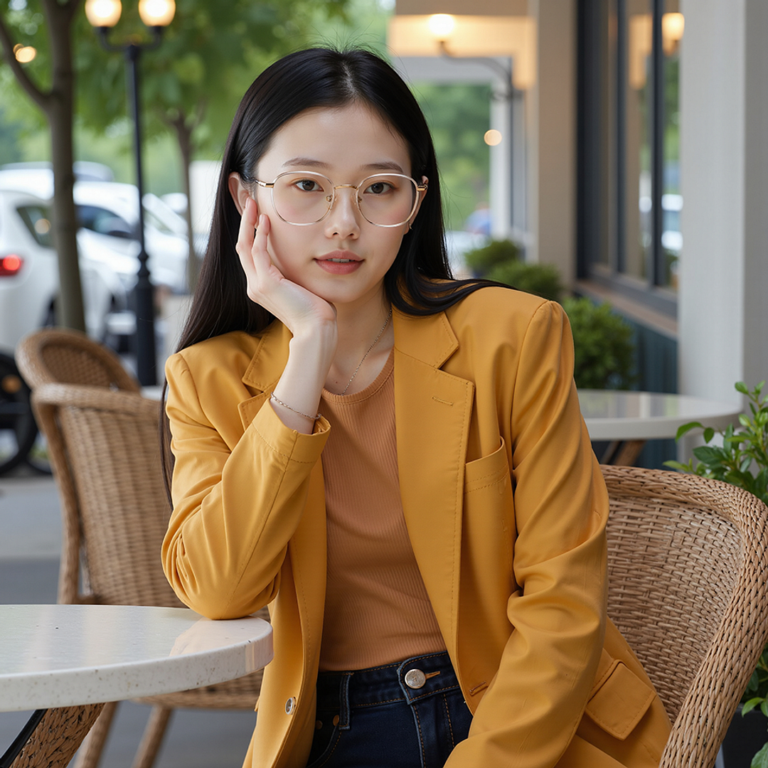 Lenskart Transparent Full Rim Square right side