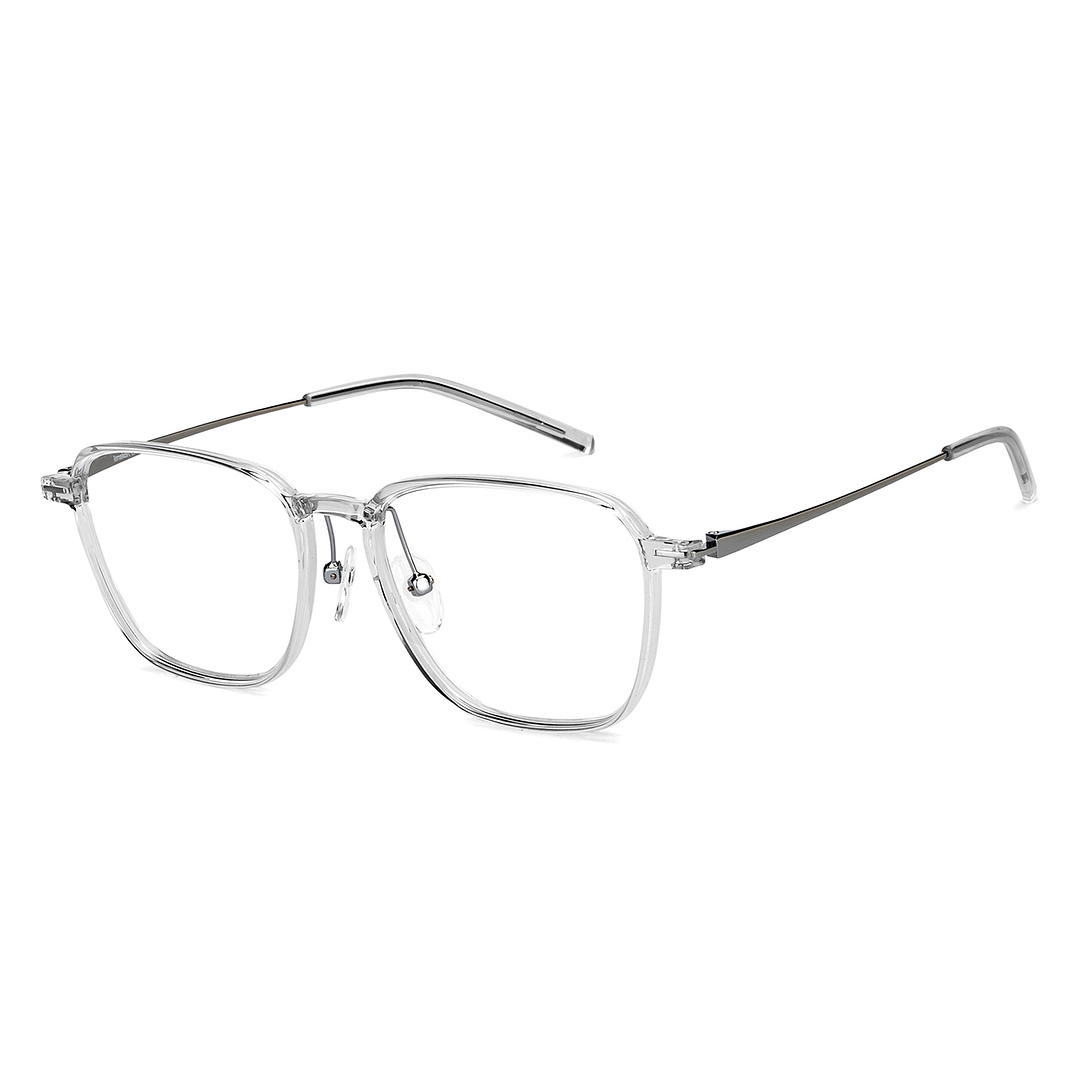 Lenskart Air Online Crystal Transparent Full Rim Square right side