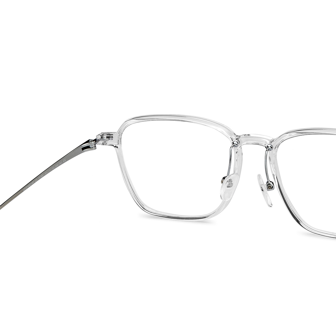 Lenskart Air Online Crystal Transparent Full Rim Square right side