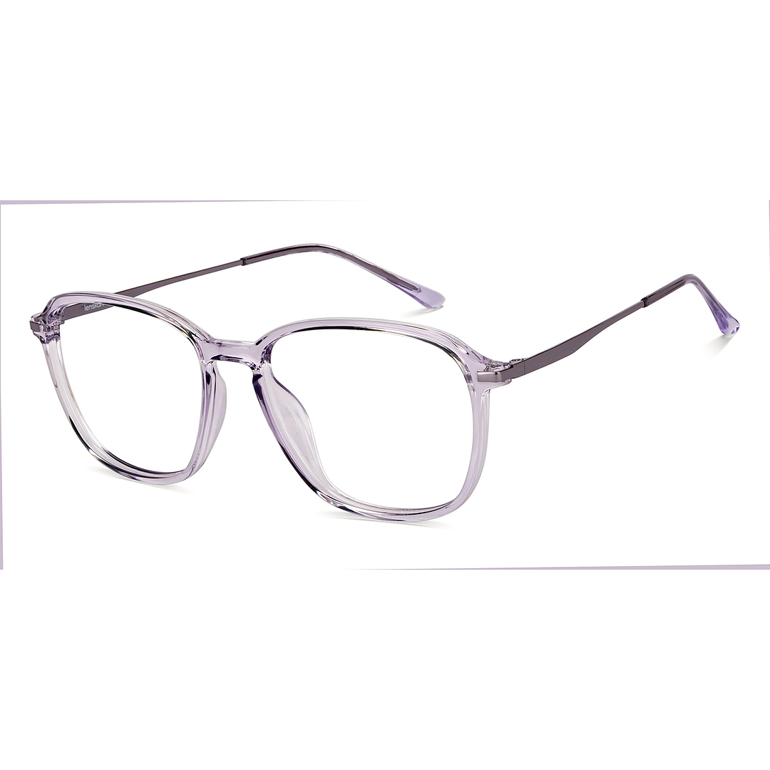 Lenskart Air Crystal Transparent Full Rim Square right side
