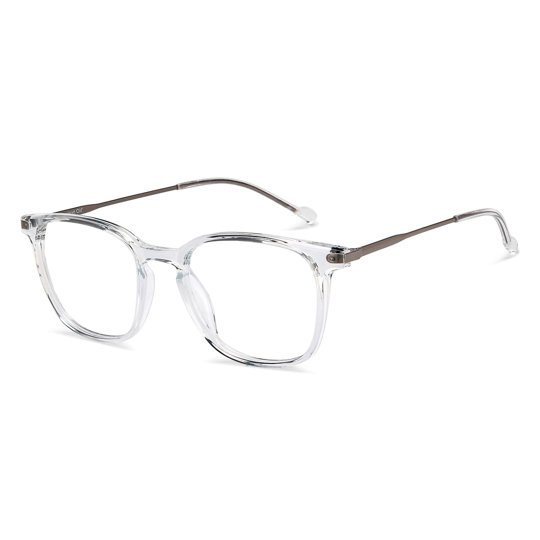 Lenskart Air Crystal Transparent Full Rim Square right side