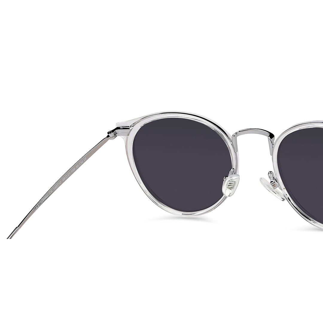 Lenskart Air Silver Full Rim Round right side