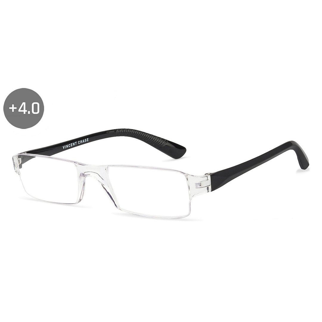 LENSKART BLU READERS Transparent Rimless Rectangle LENSKART BLU READERS VC E11335 Only for 4 Prefitted Powers right side