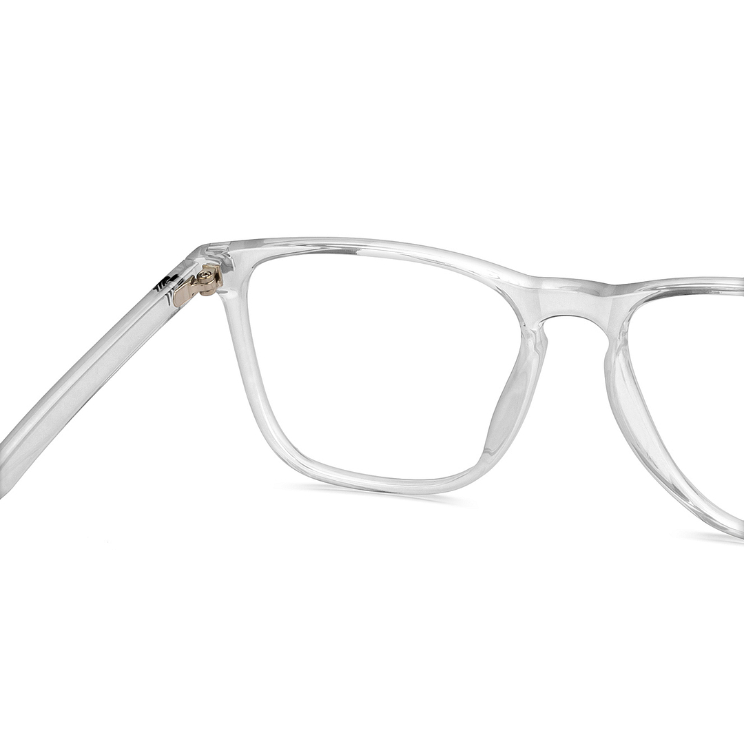 Lenskart Air Online Crystal Transparent Full Rim Square right side