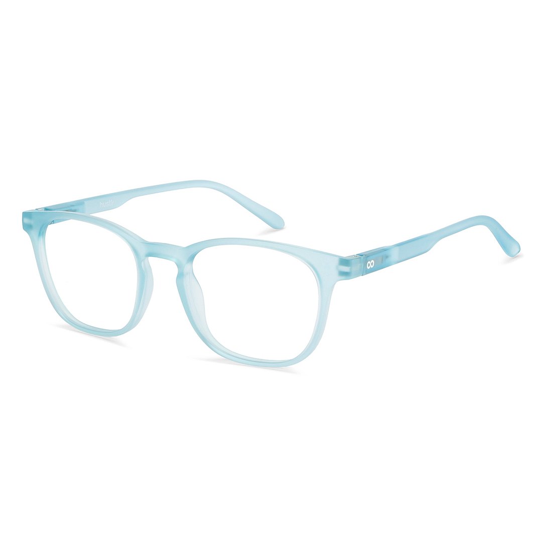 Lenskart Hustlr Turquoise Full Rim Square left side