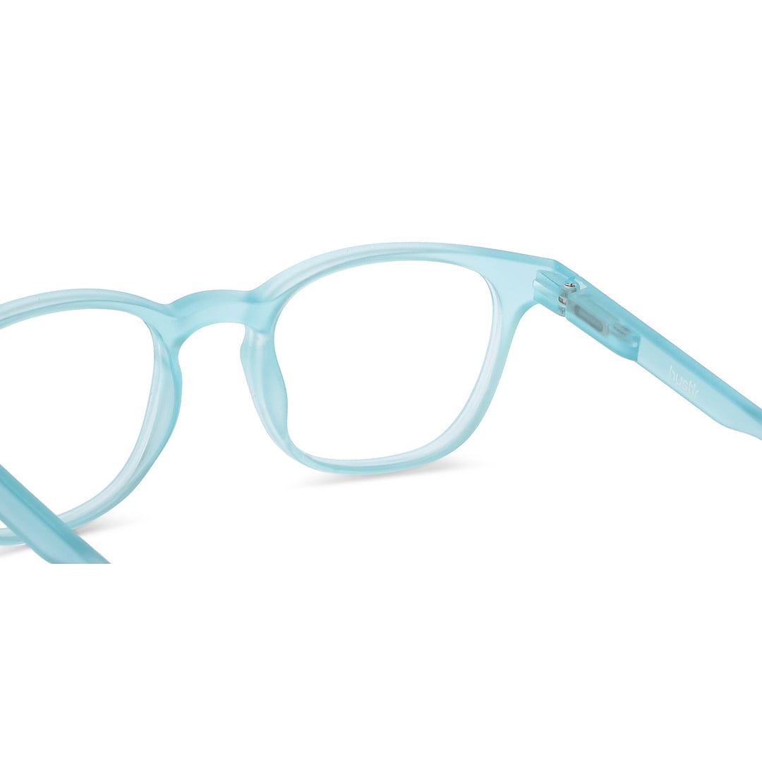 Lenskart Hustlr Turquoise Full Rim Square right side