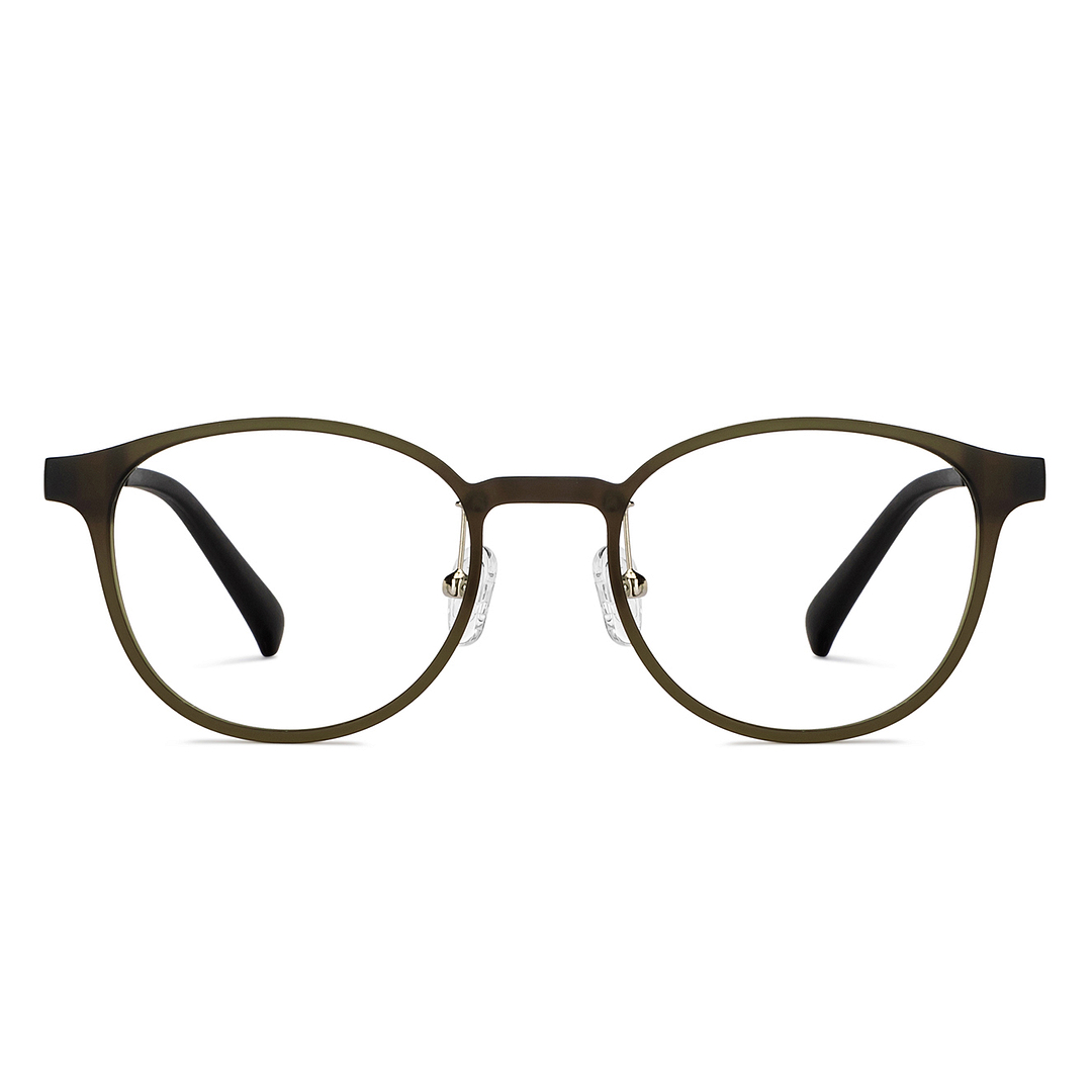 Lenskart Air Bottle Green Full Rim Round right side