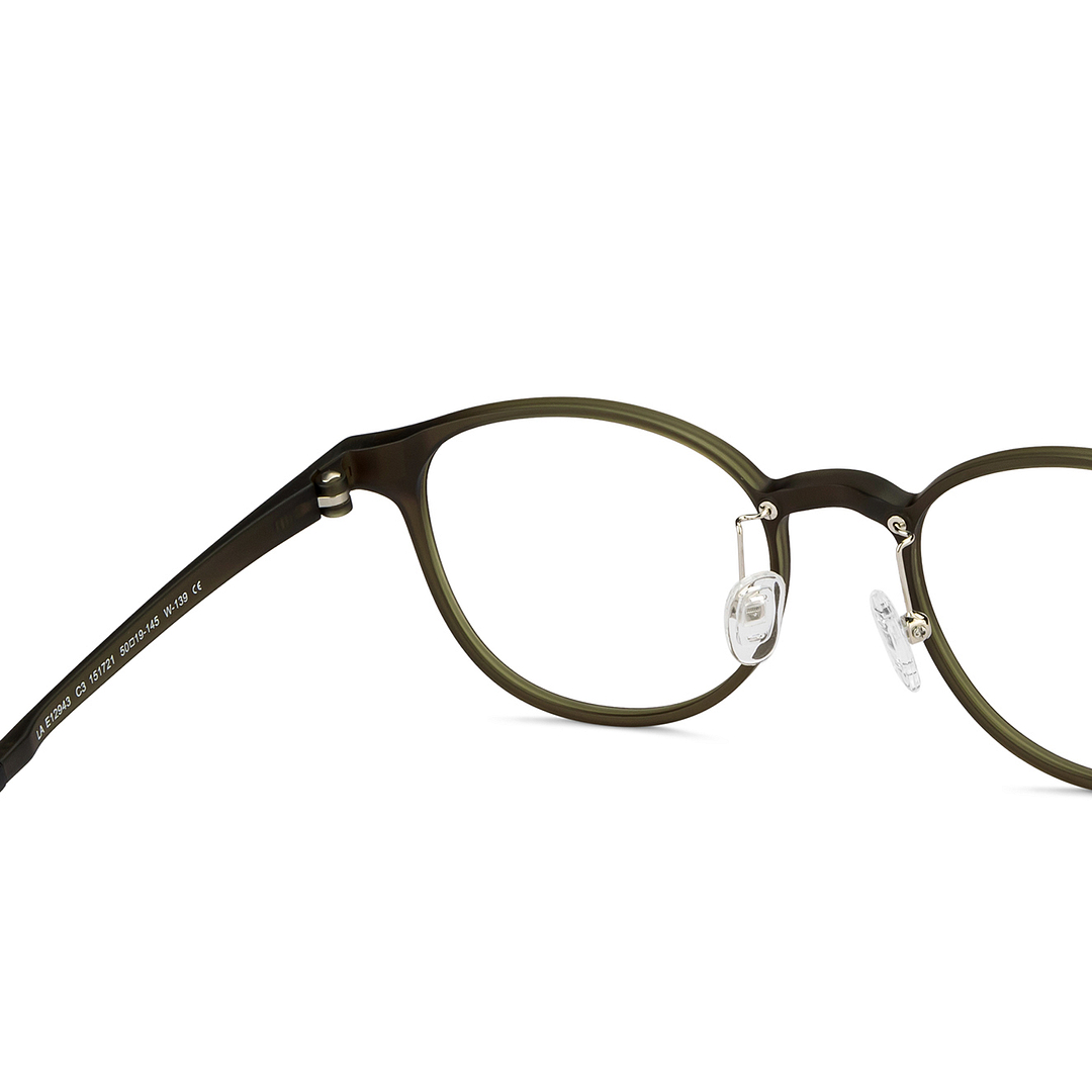 Lenskart Air Bottle Green Full Rim Round right side