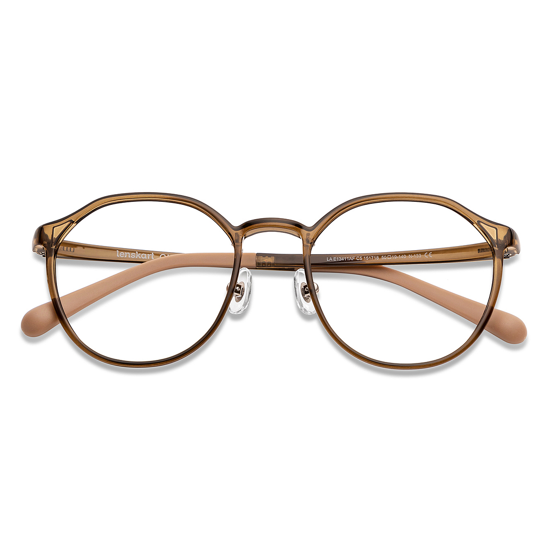 Lenskart Air Online Violet Full Rim Round left side