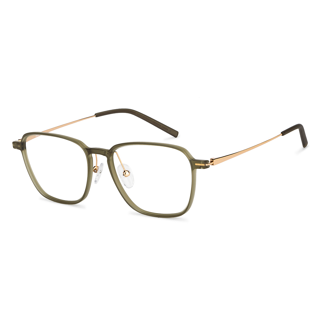 Lenskart Air Bottle Green Full Rim Square right side