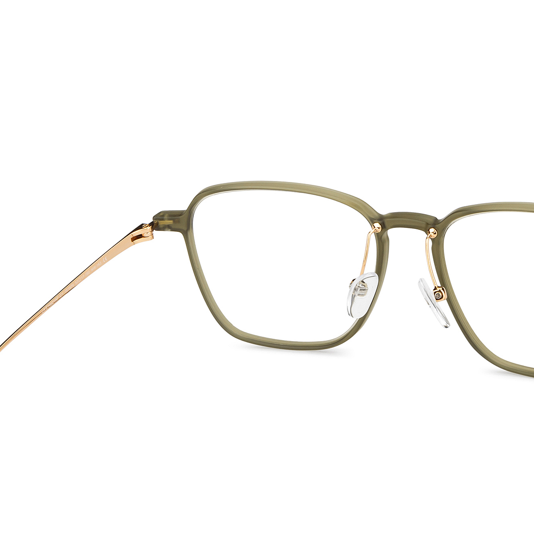 Lenskart Air Bottle Green Full Rim Square right side